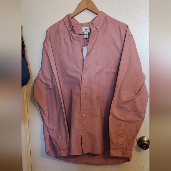 H&M Other - Men's Casual Pink Shirt Jacket